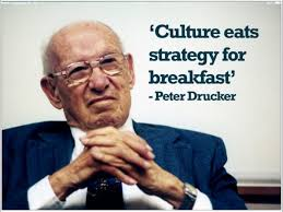 Drucker:  Culture eats strategy for breakfast